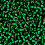 Японский бисер TOHO Round 15/0 (№36), с внутренним серебрением, прозрачный