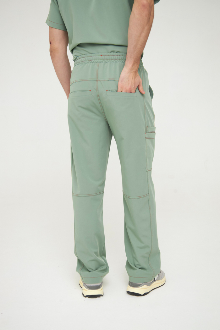 Брюки медицинские мужские Гекай, шалфей ОЛД