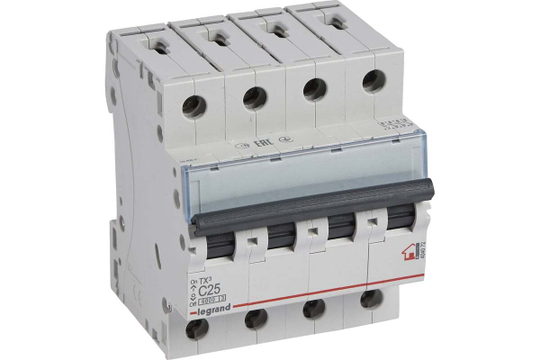 Автоматический выключатель C25A 4П 6000 Tx3 Legrand