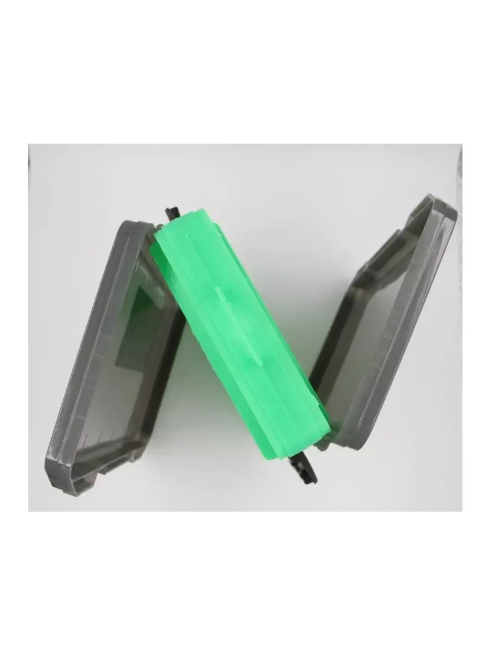 Коробка для воблеров двухсторонняя GFish 17300, зеленая / органайзер рыболовный для балансиров, снастей, блесен, приманки, попперов