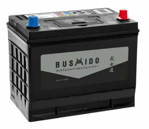 Аккумулятор 6СТ-75 А.ч., о.п., R+, BUSHIDO SJ (JIS)  B01