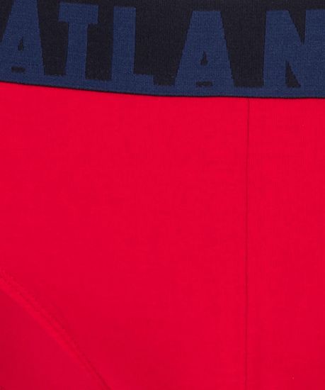 Мужские трусы (3шт) слипы спорт Atlantic 3MP-152 , темно-синие + красные + темно-голубые