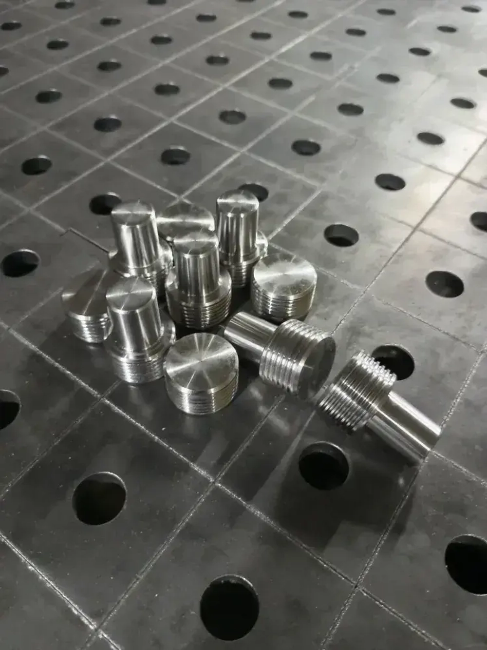 Упор бочонок для сварочного стола с насечками, 10шт. Оснастка для станка