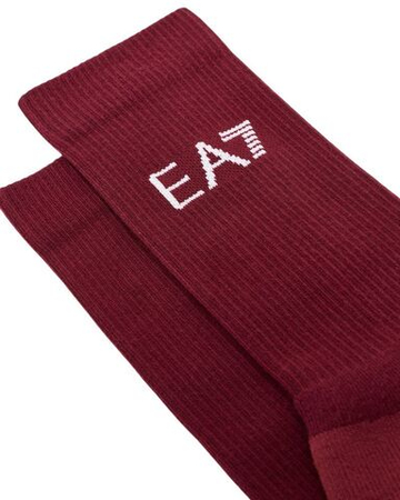 Теннисные носки EA7 Tennis Pro 1P - winetasting/white