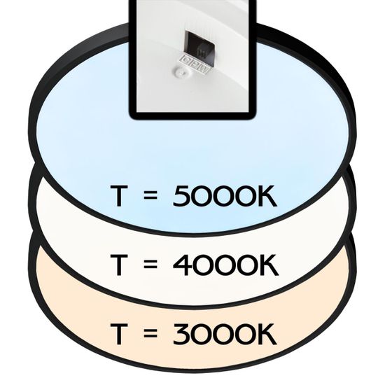 CL738501V Бейсик Черный Св-к Накл. LED 50W*Мульти