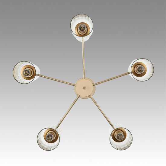 6586/10 MODERNI LN25 89 золото/прозрачный, металл/стекло Люстра подвесная E14 10*40W 220V KASSIA