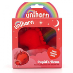 Вибромассажер Unihorn - Cupid's Beau с функцией пульсации, красный