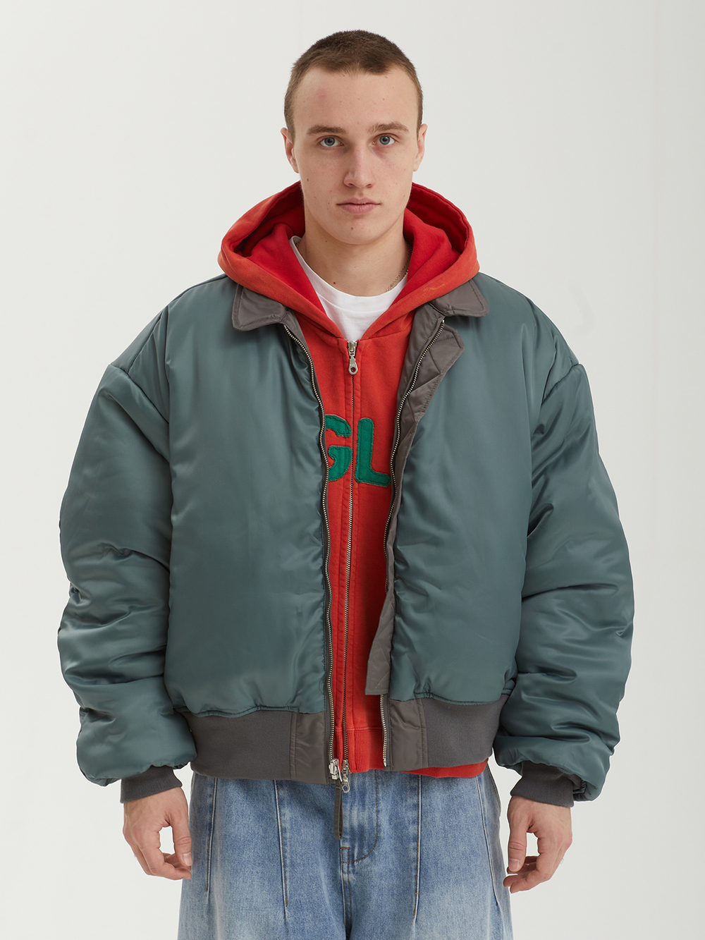 Мужской Бомбер Reversible Cwu Flight