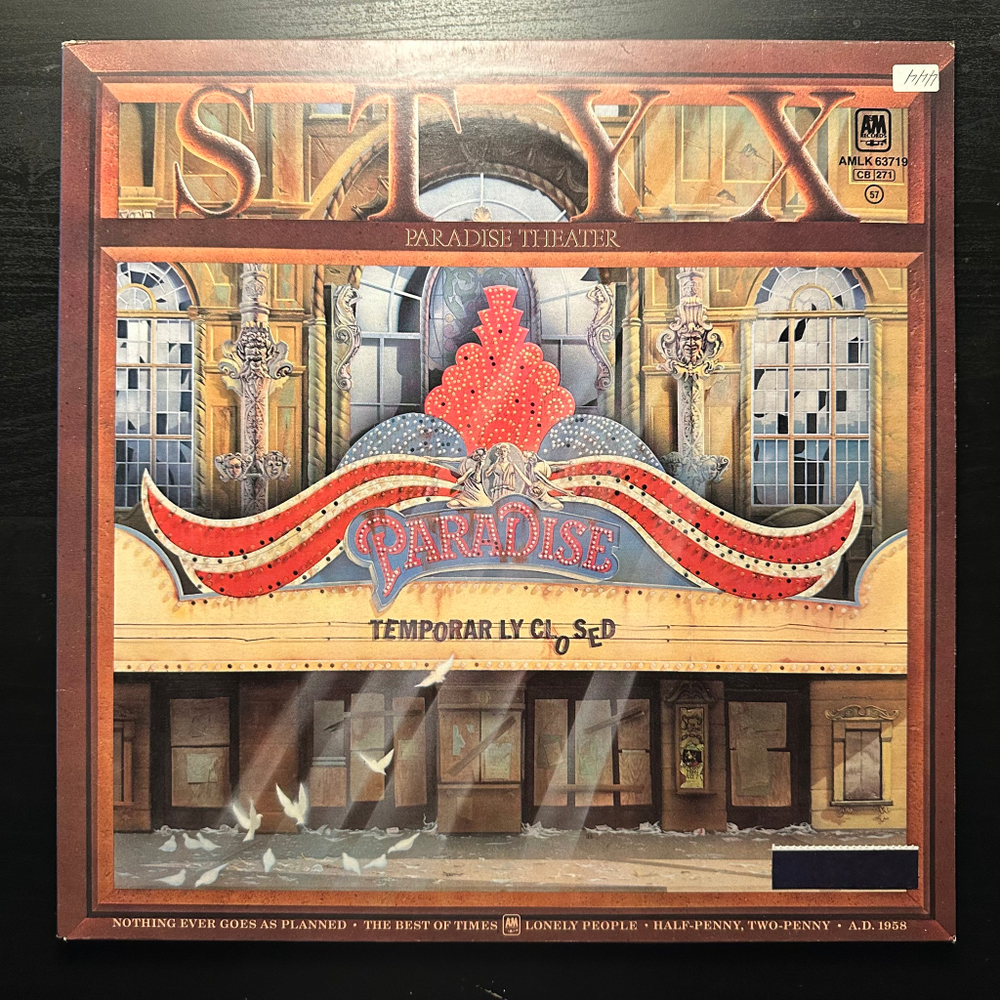 Styx - Paradise Theatre (Голландия 1981г.)