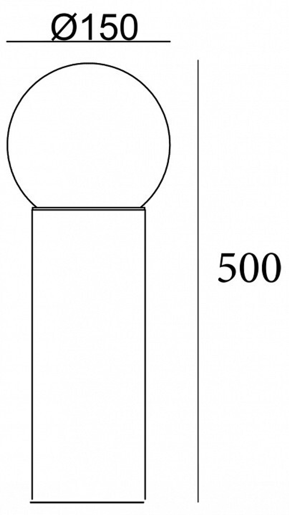 Наземный низкий светильник Escada 30001 30001G/01