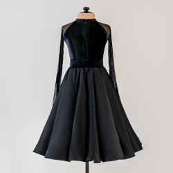 черное платье для танцев