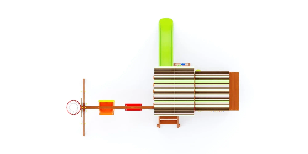 Детская площадка Савушка Тусун - 10 (салатовый)