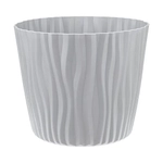 Кашпо ВОЛНА D250мм 8л с вкладышем Серый