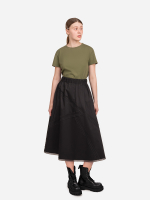 Футболка женская "Мох". Зеленая