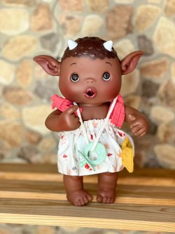 Пупс Nines 24см Duendys Gofry-mulato (N0374N)