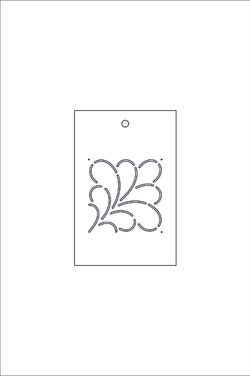 Шаблон для стежки "Перо - 3" (арт. T32)