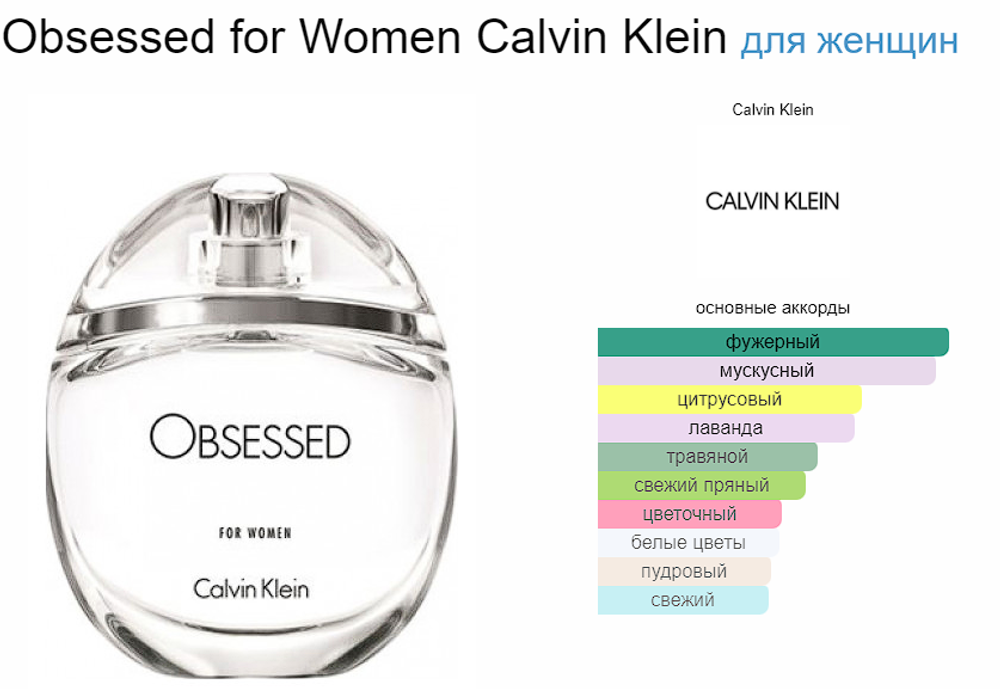 Calvin Klein Obsessed For Women