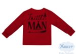 Джемпер на мальчика "Little man" красный