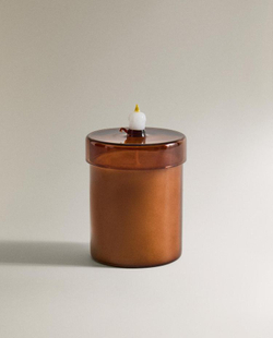 ZARA HOME АРОМАТИЗИРОВАННАЯ СВЕЧА ИЗ БОРОСИЛИКАТА С СОЛЁНОЙ КАРАМЕЛЬЮ