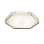 7746/48L PIKO LED SN 000 Светильник металл/пластик/прозрачный/золотистый LED 48Вт 3000-4000-6000K 425х385 IP20 пульт ДУ SPARKS