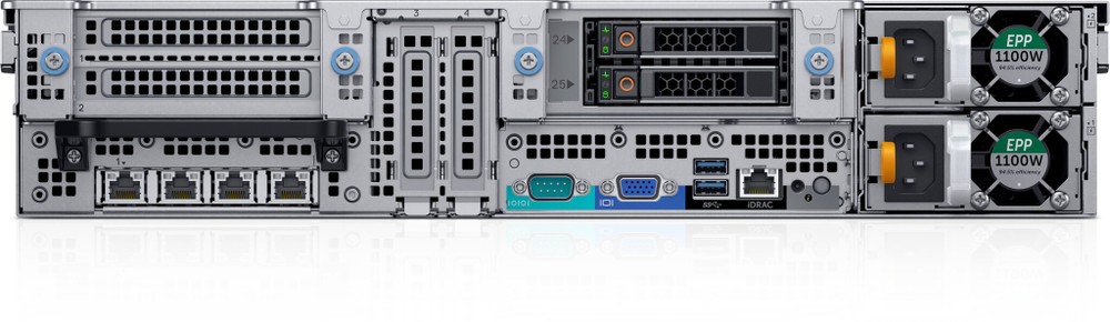 Стоечный сервер - Dell PowerEdge R840 G14, 2U, 8x 2.5“, 2x Xeon[5222] 4 Cores, 16Gb, 210-AOJP