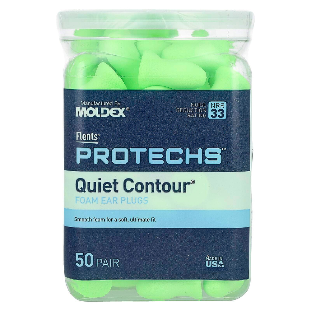 Flents, Protechs, Quiet Contour, беруши, 50 пар