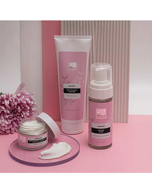 Кислородная пенка для умывания с хлопком Harmony ("Антикупероз"), 150 мл