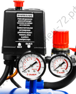 ЗУБР 440 л/мин, 100 л, 2200 Вт, ременной масляный компрессор, Профессионал (ЗКПМ-440-100-Р-2.2)