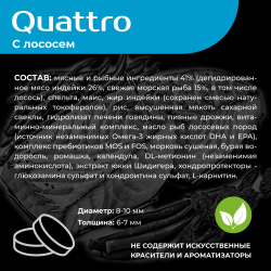 Корм сухой для взрослых собак породы Хаванез, с лососем, 800 гр, QUATTRO