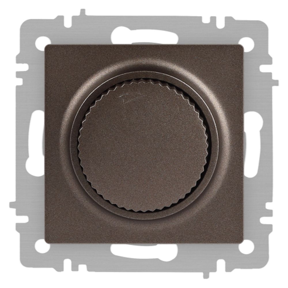 Светорегулятор Intro Accent 6-401-08 поворотный, 600Вт 230В, IP20, СУ, бронза | Intro