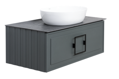 Тумба под раковину La Fenice Cubo Grigio серая 80 FNC-01-CUB-G-80