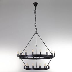 Citilux Смитсон CL470230 Люстра замковая подвесная Чёрная