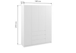 Шкаф Мадера ЛДСП графит новый