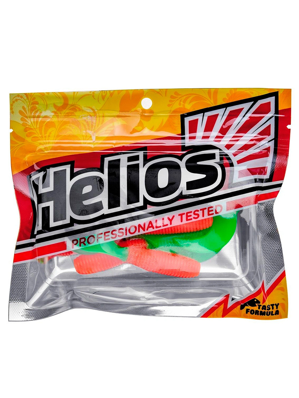 Твистер Helios Credo 3,35"/8,5 см Pepper Red 7шт. (HS-11-030)