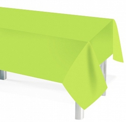 Скатерть одноразовая Мастхэв Салатовый 137*274 см.