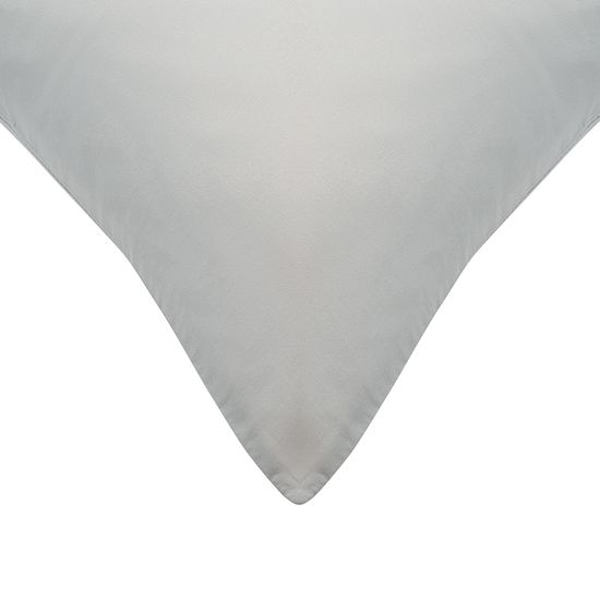 Набор из двух наволочек  из умягченного сатина серого цвета из коллекции essential, 70х70 см