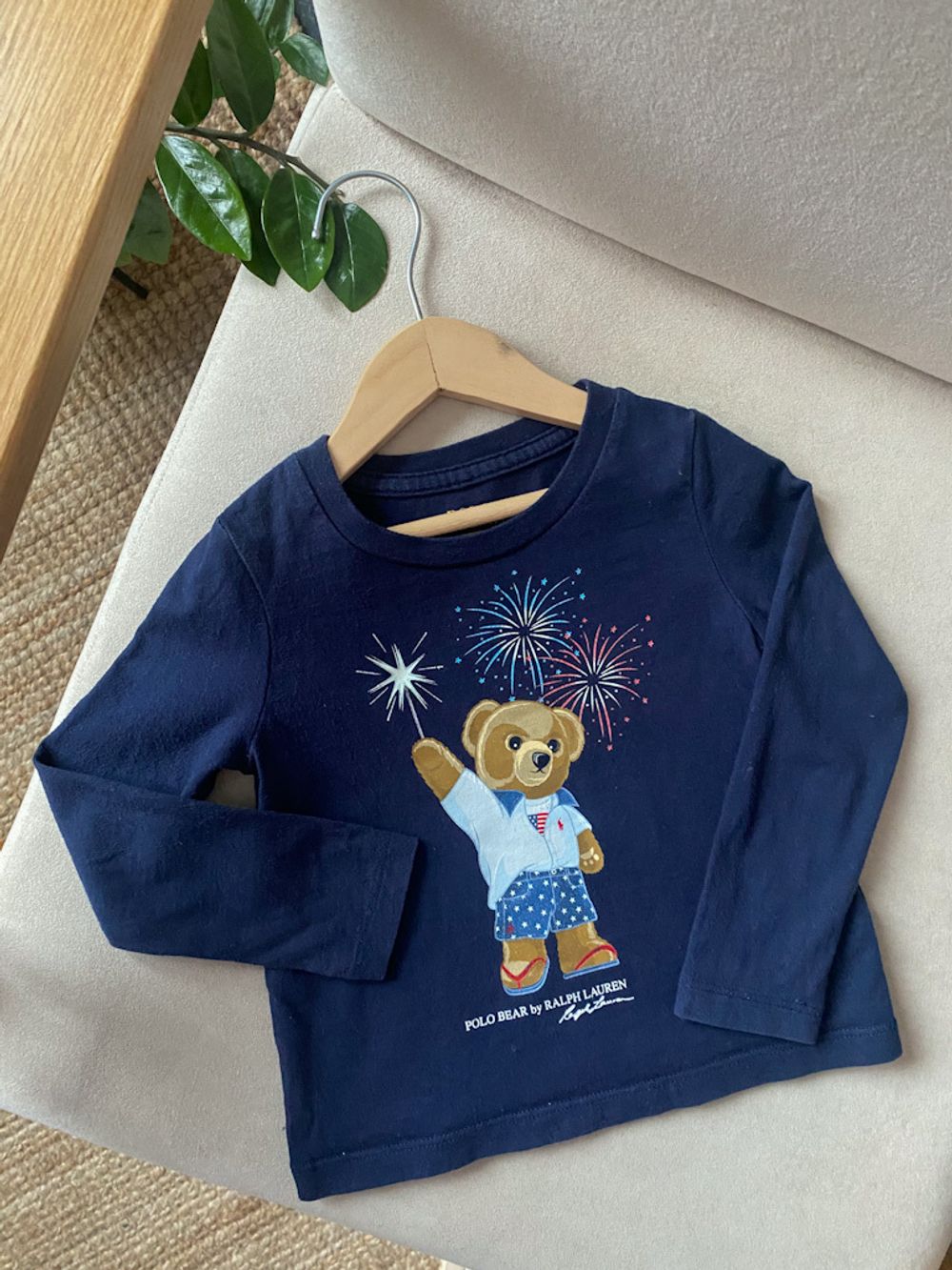 Хлопковый лонгслив Ralph Lauren, 92