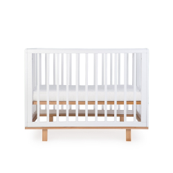 Кроватка детская Happy Baby MIRRA, 120 х 60 см, белый