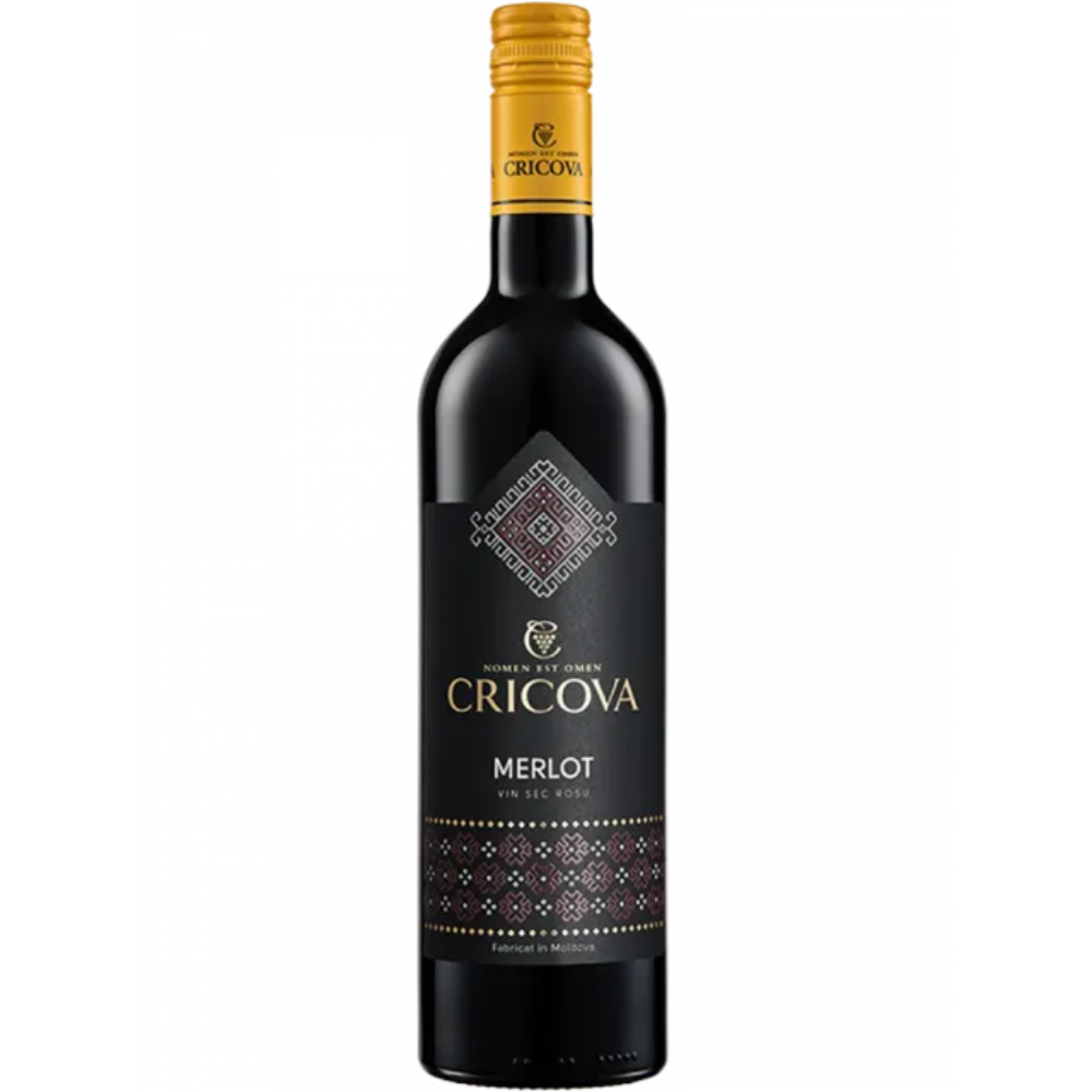 Вино Cricova Merlot красное сухое 0,75 л