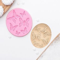 Силиконовый молд "Бабочки"