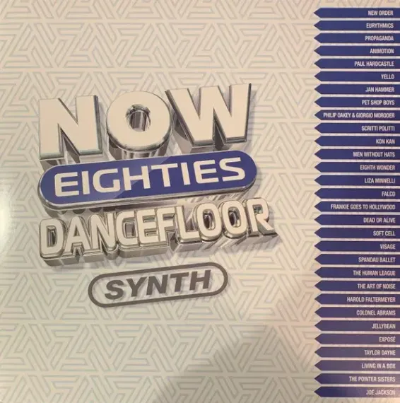 Various - Now Eighties Dancefloor Synth - Dark Blue / Clear 2LP