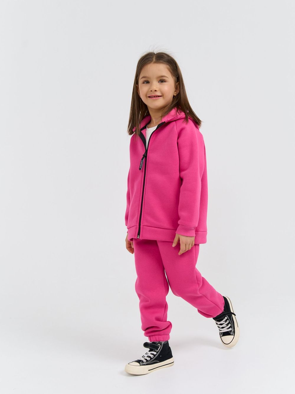 Джоггеры "Бабл-гам" с карманами утепленные