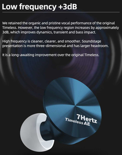 Наушники 7Hz Timeless AE, внутриканальные, проводные, Hi-Fi, 3.5 мм, 2.5 мм, 4.4 мм