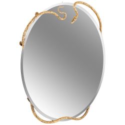 Зеркало настенное Змея Серпентис Амбер