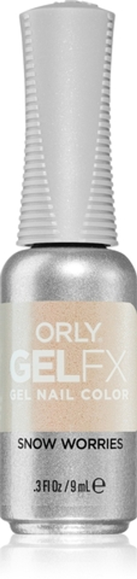 Orly Gelfx Gel - Гибридный лак для ногтей с использованием УФ / СВ-лампы оттенок Snow Worries, 9 ml