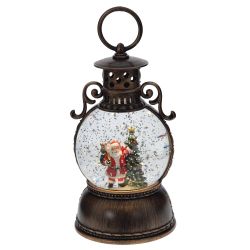 GAEM Изделие декоративное "Фонарь" (подсвет, муз, вьюга, 3хААА н/п +USB), D 10 см, L11 W11 H24 см