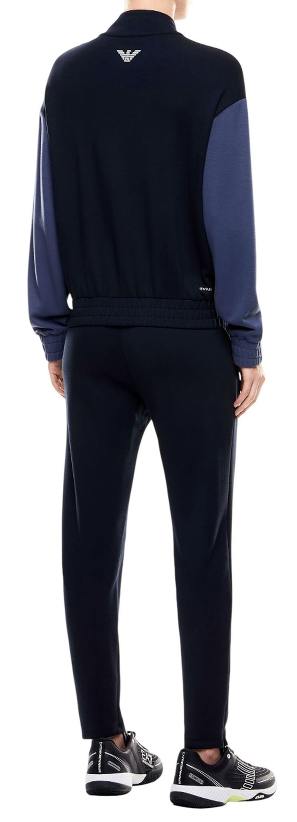 Женский теннисный костюм EA7 Tennis Pro - armani blue/deep cobalt