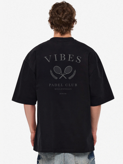 Футболка "PADEL CLUB" Черная