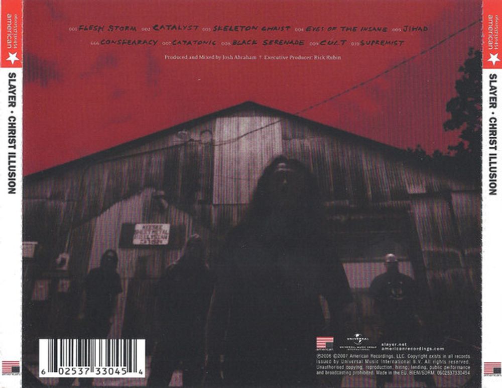 Slayer. Christ Illusion (CD)