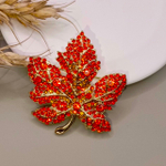 Брошь "Кленовый лист"